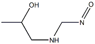 NITROSOMETHYL-2-HYDROXYPROPYLAMINE 结构式