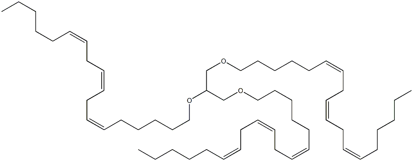 1,2,3-TRI-GAMMA-LINOLENYLGLYCEROL 结构式