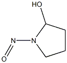 2-HYDROXY-1-NITROSOPYRROLIDINE 结构式