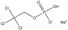 ETHANOL,2,2,2-TRICHLORO-,HYDROGENPHOSPHATE,SODIUMSALT 结构式