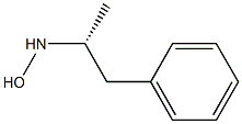 R(+)-N-HYDROXY-1-PHENYL-2-PROPANAMINE 结构式