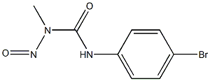 UREA,3-(PARA-BROMOPHENYL)-1-METHYL-1-NITROSO- 结构式