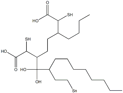 DI-N-OCTYLTIN1,4-BUTANEDIOLBIS(MERCAPTOACETATE) 结构式