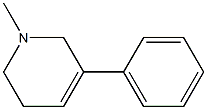 1-METHYL-3-PHENYL-1,2,5,6-TETRAHYDROPYRIDINE 结构式