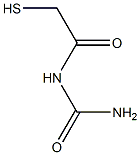 N-(MERCAPTOACETYL)-UREA 结构式