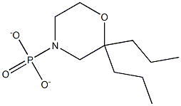 DI-N-PROPYLMORPHOLINOPHOSPHONATE 结构式