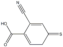 PARA-THIOCYANOBENZOICACID 结构式