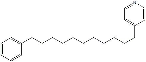 4-(11-PHENYLUNDECYL)PYRIDINE 结构式