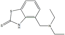 DIETHYLAMINOMETHYL-2-THIOBENZTHIAZOLE 结构式