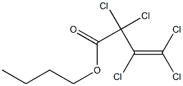 2,2,3,4,4-PENTACHLORO-3-BUTENOICACID,BUTYLESTER 结构式