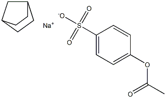 SODIUMNORBORNANEACETOXY-4-BENZENESULFONATE 结构式