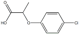 2-(4-CHLOROPHENOXY)-2-METHYLACETICACID 结构式
