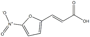 2-FURANACRYLICACID,5-NITRO- 结构式