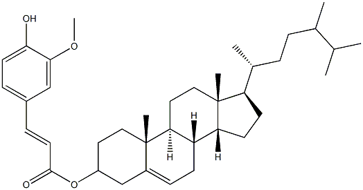 24-METHYLCHOLESTEROLCIS-FERULATE 结构式