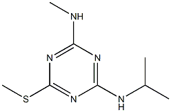 2-METHYLTHIO-4-METHYLAMINO-6-ISOPROPYLAMINO-SYM-TRIAZINE 结构式