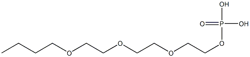 BUTOXYTRIETHYLENEGLYCOLPHOSPHATE 结构式