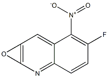 6-FLUORO-5-NITROQUINOLINEN-OXIDE 结构式