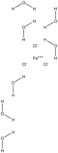 IRON(III)CHLORIDEHEPTAHYDRATE 结构式