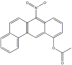 11-ACETOXY-7-NITROBENZ(A)ANTHRACENE 结构式