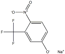 3-TRIFLUOROMETHYL-4-NITROPHENOL,SODIUMSALT 结构式