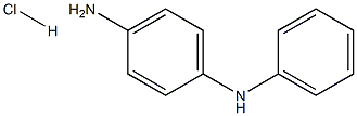 PARA-PHENYLENEDIAMINE,N-PHENYL-,HYDROCHLORIDE 结构式