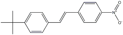 TRANS-4'-TERT-BUTYL-4-NITROSTILBENE 结构式