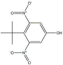 3,5-DINITRO-4-TERT-BUTYLPHENOL 结构式