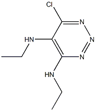 CHLORO-BIS(ETHYLAMINO)TRIAZINE 结构式