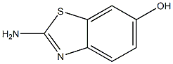 BENZOTHIAZOLE,2-AMINO-6-HYDROXY- 结构式