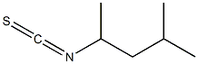 1,3-DIMETHYLBUTYLISOTHIOCYANATE 结构式