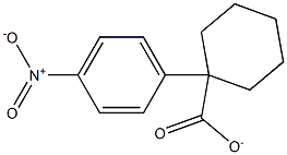 PARA-NITROPHENYLCYCLOHEXANECARBOXYLATE 结构式