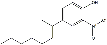 2-NITRO-4-(1-METHYLHEPTYL)PHENOL 结构式