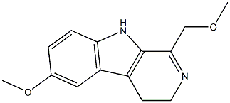 METHOXYHARMALANE 结构式