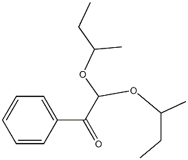 2,2-DISECTUTOXYACETOPHENONE 结构式