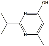 2-ISOPROPYL-6-METHYL-4-PYRIMIDIOL 结构式