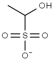 ALPHA-HYDROXYETHANESULPHONATE 结构式