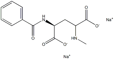 N-(4-METHYLAMINO)BENZOYLGLUTAMICACID,SODIUMSALTS 结构式