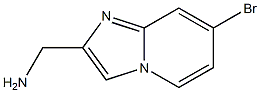 (7-Bromoimidazo[1,2-a]pyridin-2-yl)methylamine 结构式