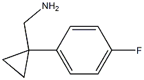 [1-(4-Fluorophenyl)cyclopropyl]methylamine 结构式