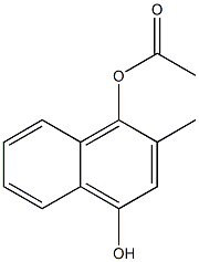 氢化乙酰甲萘醌 结构式