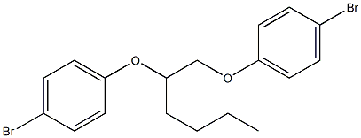 1,2-BIS-(P-BROMOPHENOXY)HEXANE 结构式