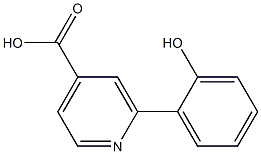 6-(2-Hydroxyphenyl)-isonicotinic acid 结构式