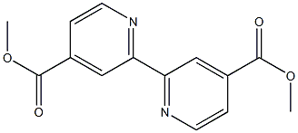 dimethyl 2,2'-bipyridine-4,4'-dicarboxylate 结构式