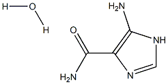 5-amino-1H-imidazole-4-carboxamide H2O 结构式