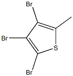 3,4,5-三溴-2-甲基噻吩 结构式