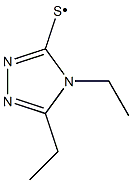 (4,5-Diethyl-4H-[1,2,4]triazol-3-ylsulfanyl)- 结构式