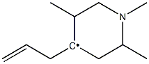 (4-Allyl-1,2,5-trimethyl-piperidin-4-yl)- 结构式