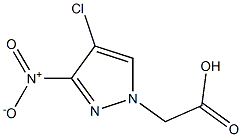 (4-Chloro-3-nitro-pyrazol-1-yl)-acetic acid 结构式