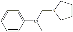 (S)-Methyl-(1-phenyl-2-pyrrolidin-1-yl-ethyl)- 结构式