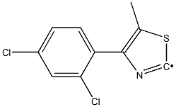 [4-(2,4-Dichloro-phenyl)-5-methyl-thiazol-2-yl]- 结构式